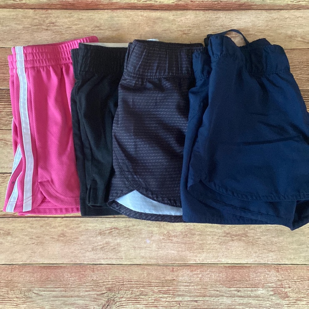 Little Girls Athletic Shorts Bundle
